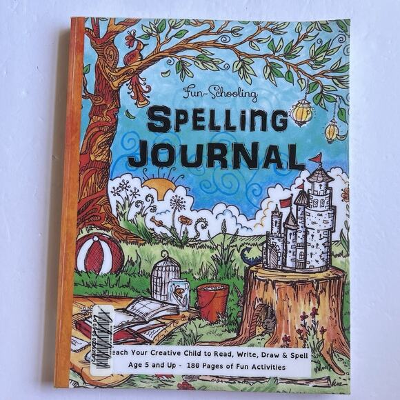Fun Schooling Spelling Journal Homeschool Educational Paperback Activity Book - Picture 1 of 11
